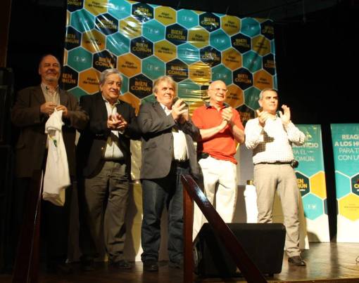 Pablo Bergel, Julio Piumato, Vera, Mario Ganora y Carlos Traboulsi